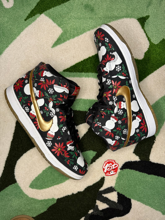 Nike SB Dunk High Concepts Ugly Sweater Black Special Box
