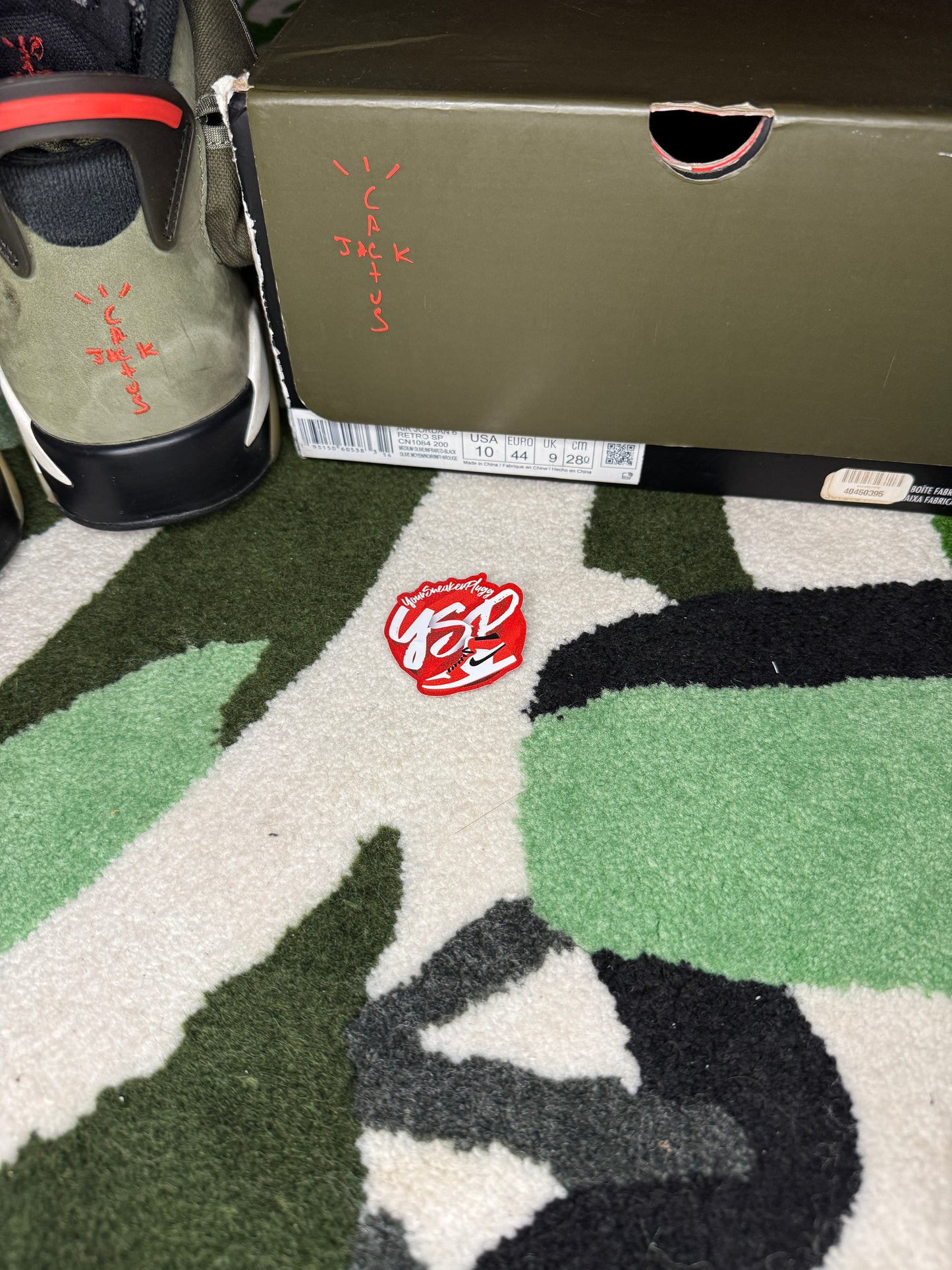 Jordan 6 Travis Scott “Olive”