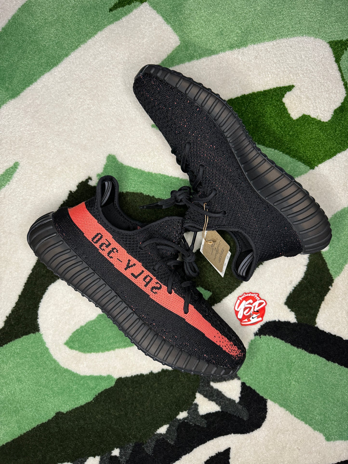 Yeezy 350 Red Stripe