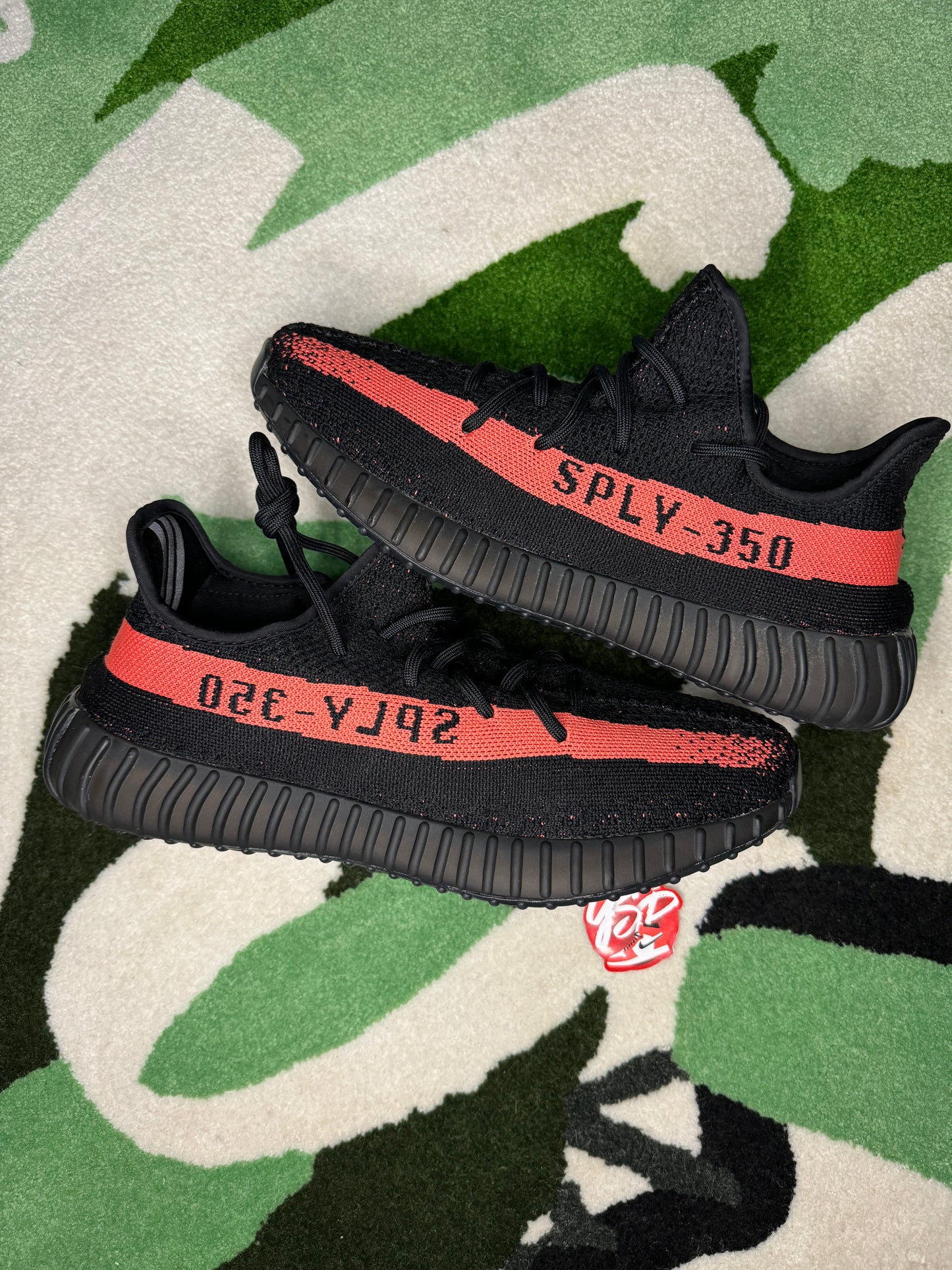 Yeezy Boost 350 v2 “Core/Red Stripe”