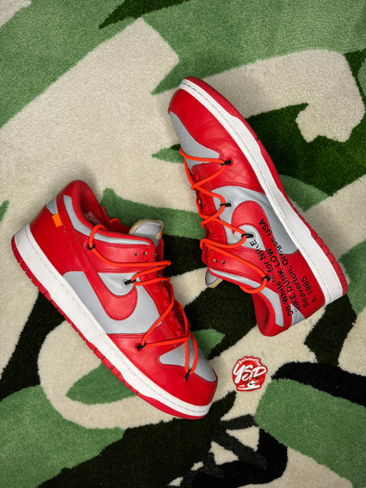 Nike Dunk Low OFF-WHITE “University Red”