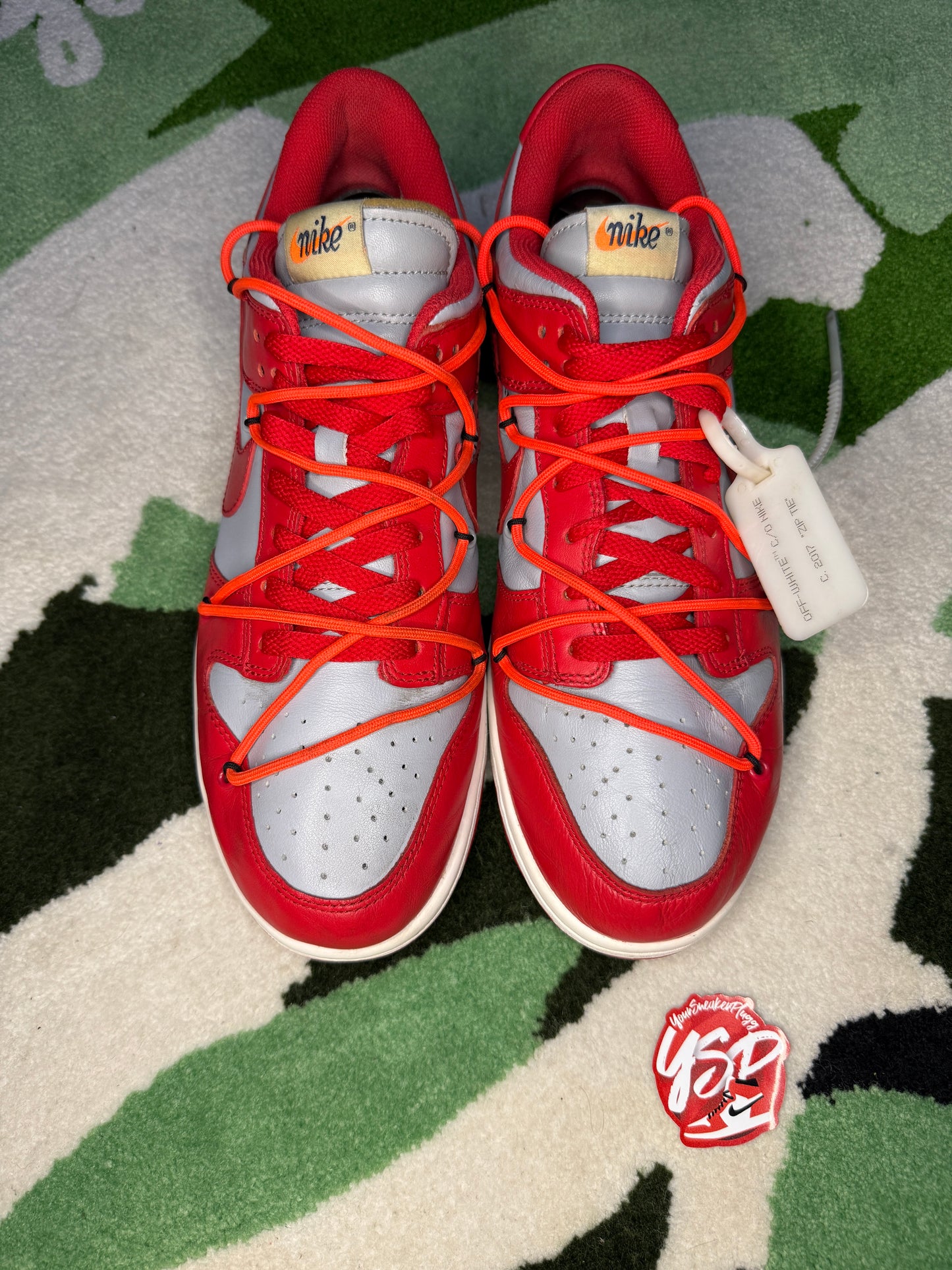 Nike Dunk OFF-WHITE “University Red”