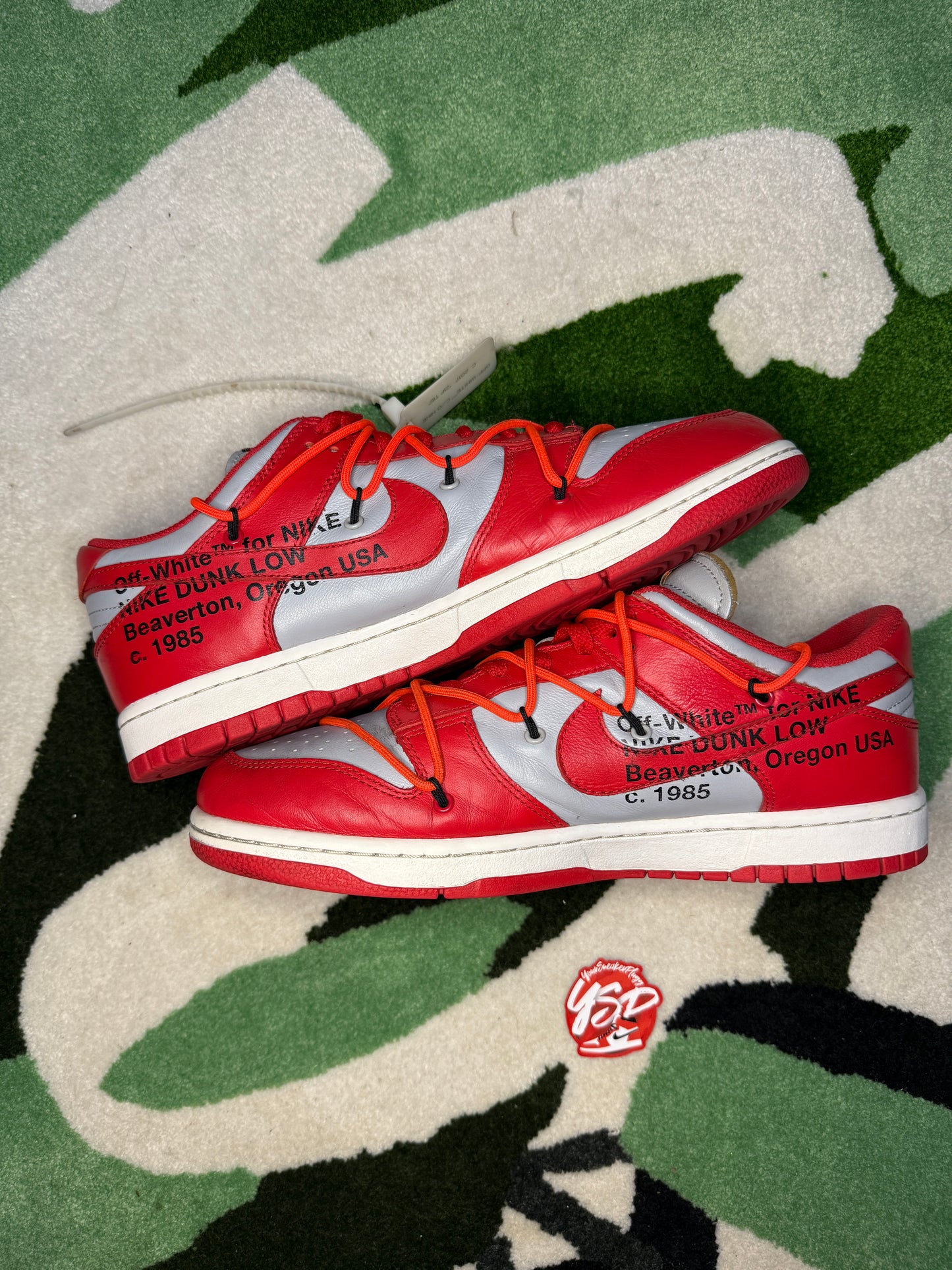 Nike Dunk OFF-WHITE “University Red”
